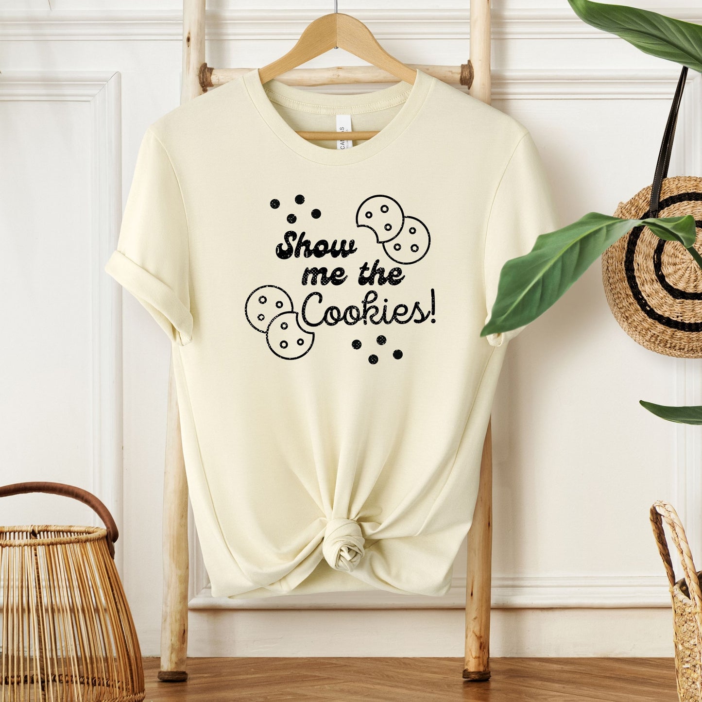 Distressed Show Me the Cookies Girl Scout Adult/Youth Tee