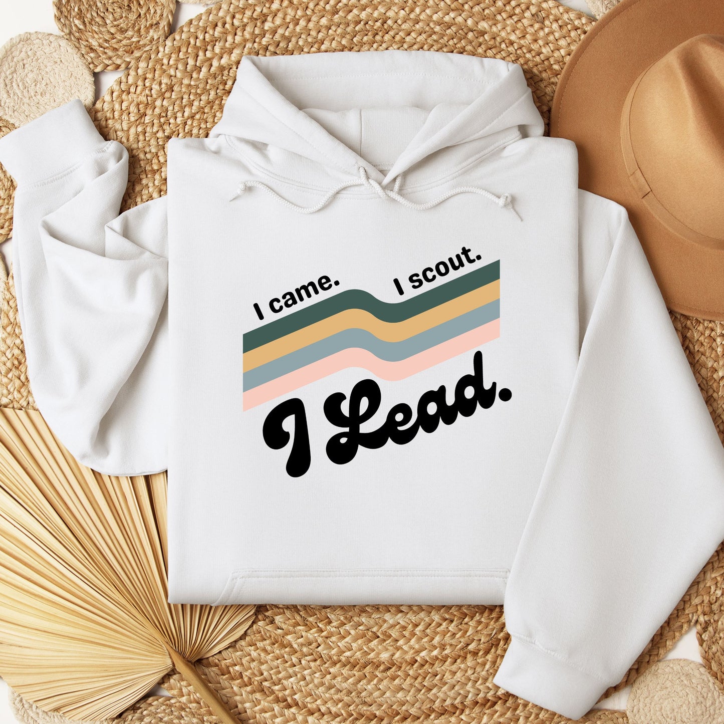 I Came I Scout I Lead Girl Scout Youth/Adult Hoodie