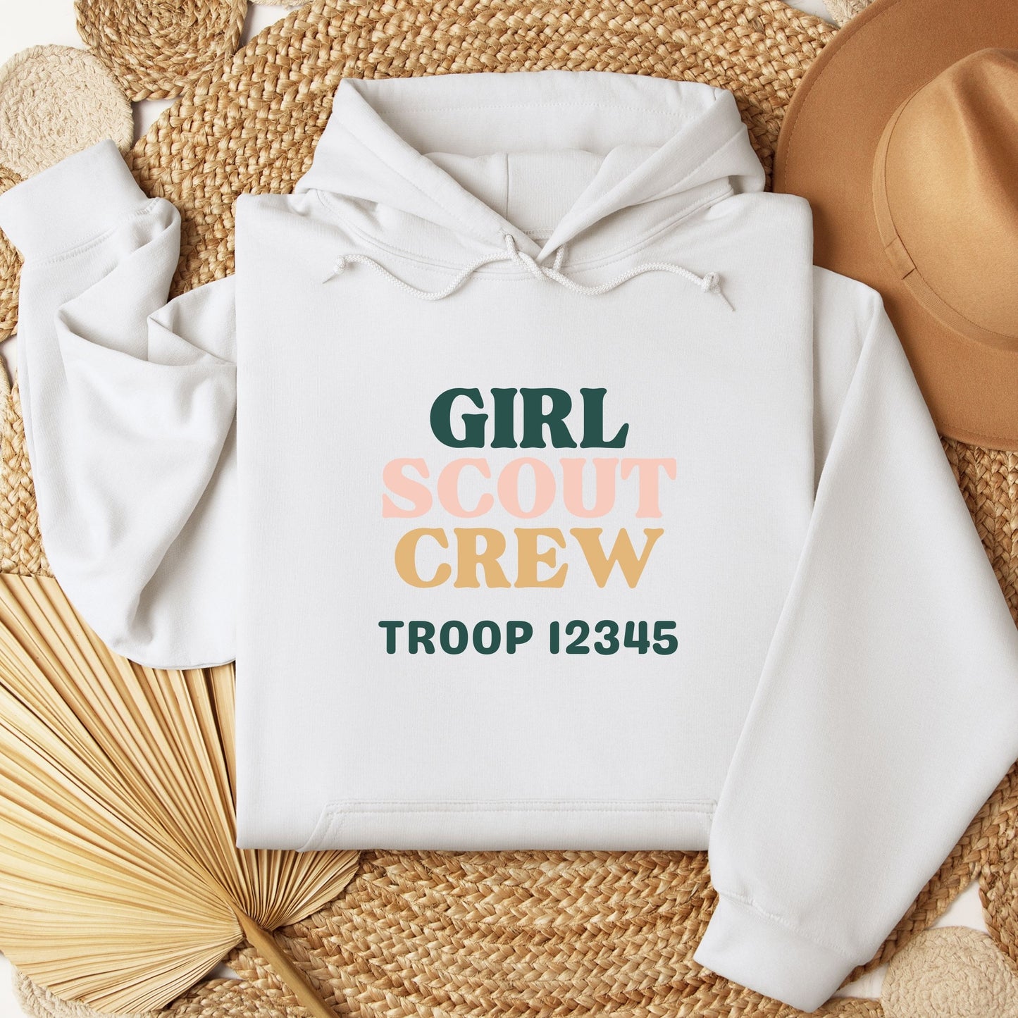 Girl Scout Crew Customizable Troop Youth/Adult Hoodie