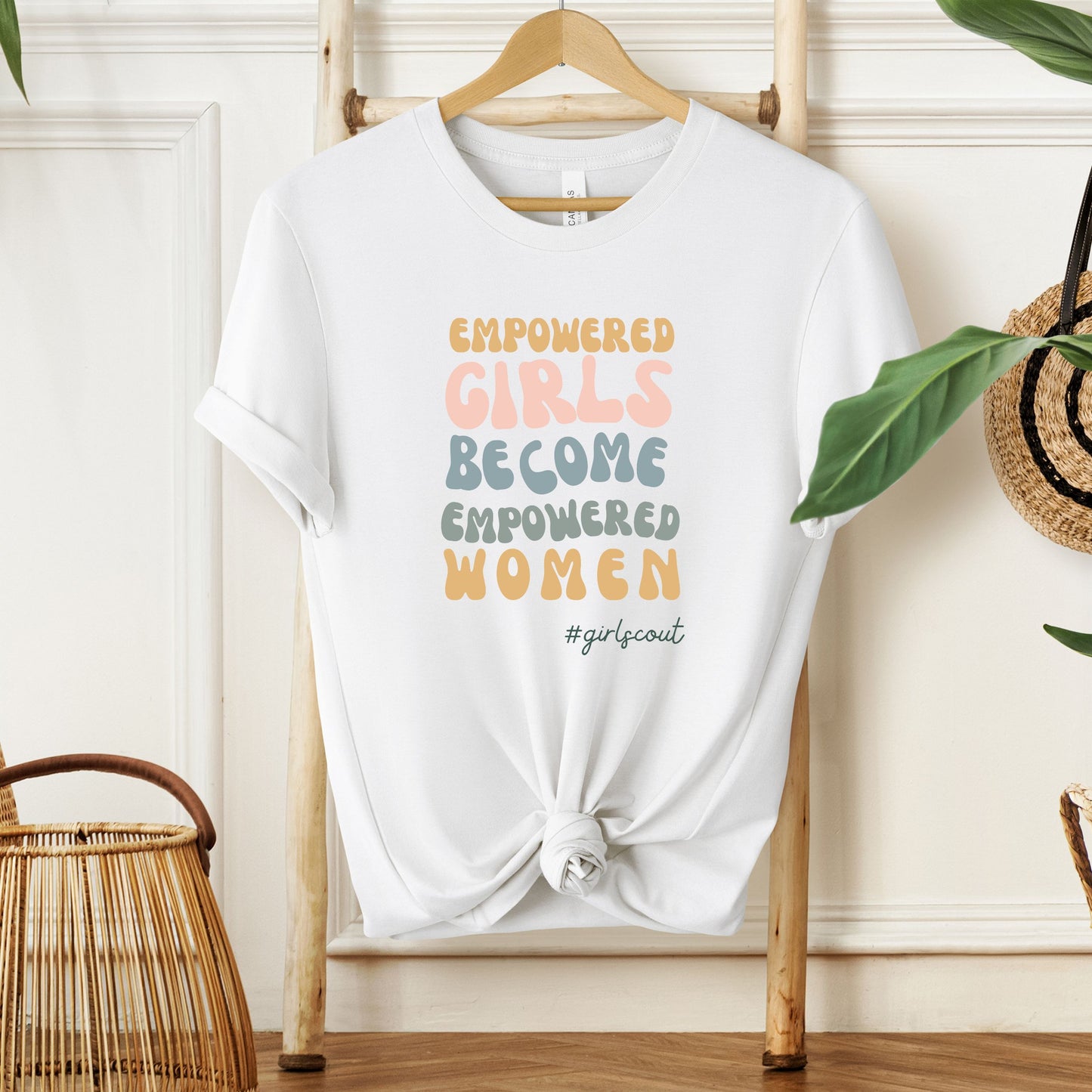 Empowered Girls Become Empowered Women Girl Scout Adult/Youth Tee