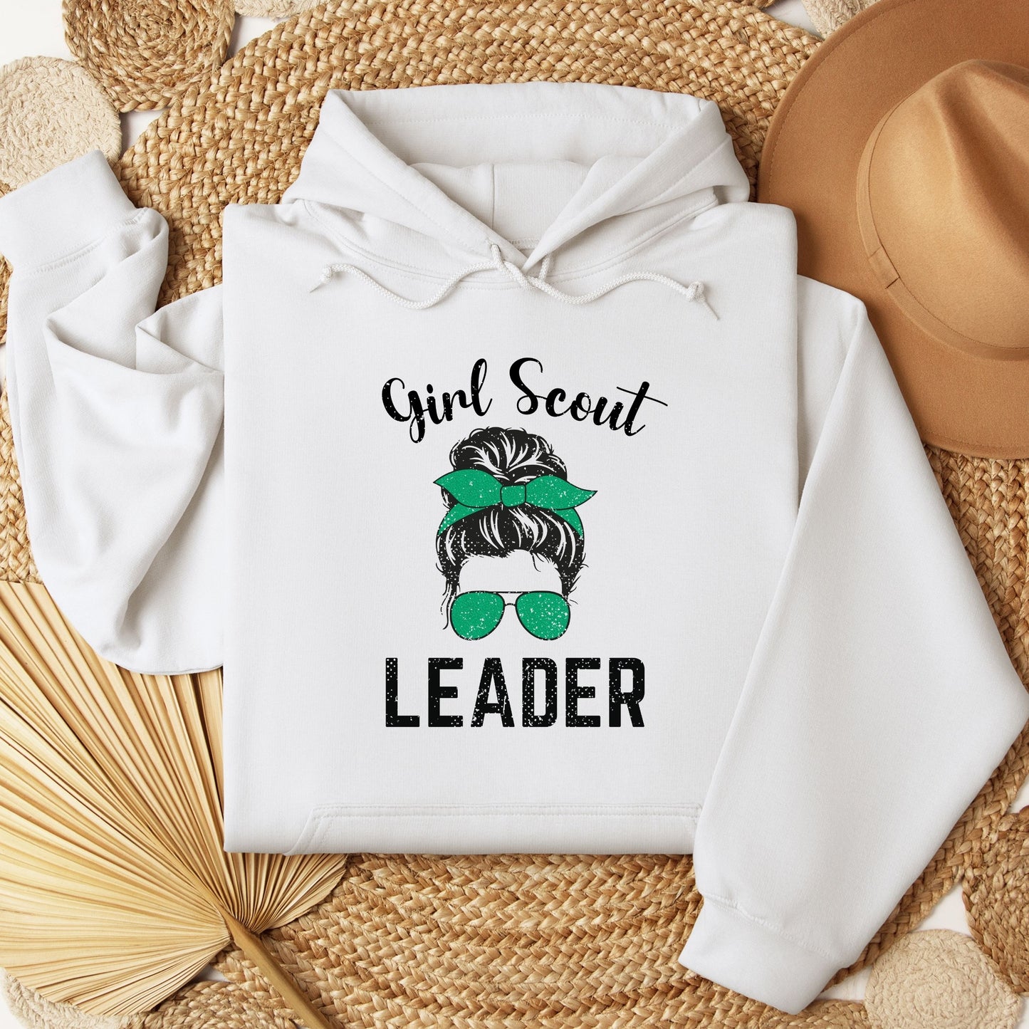 Distressed Girl Scout Leader Youth/Adult Hoodie