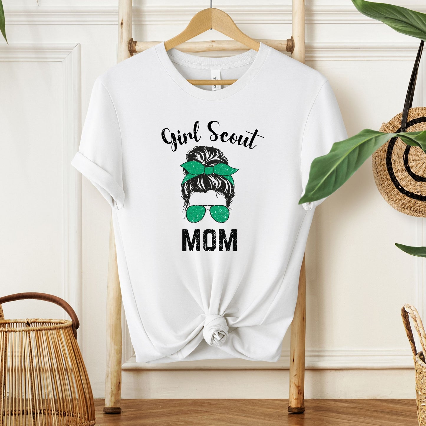 Distressed Girl Scout Mom Adult/Youth Tee
