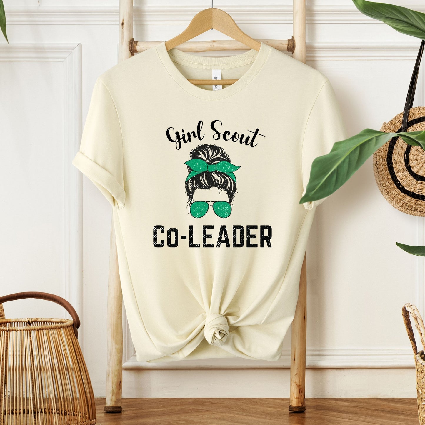 Distressed Girl Scout Co Leader Adult/Youth Tee