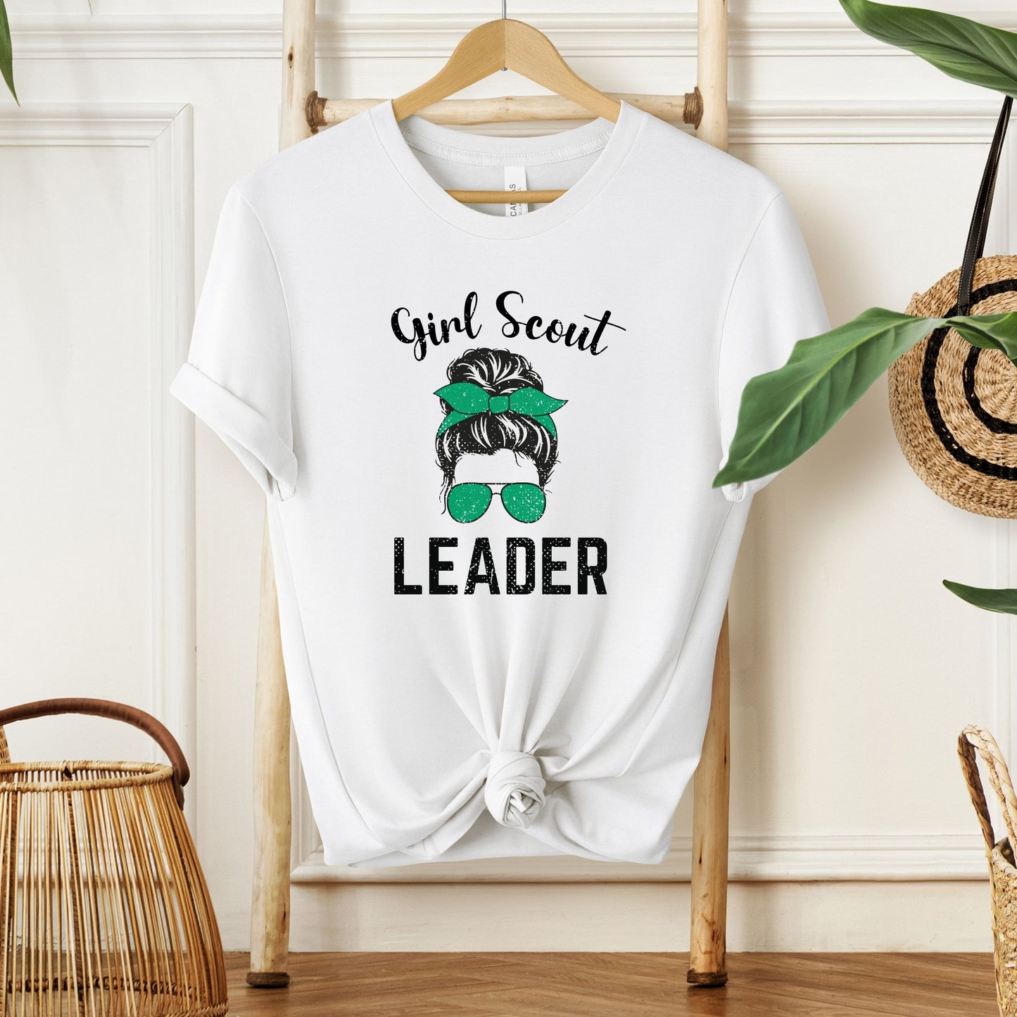 Distressed Girl Scout Leader Adult/Youth Tee