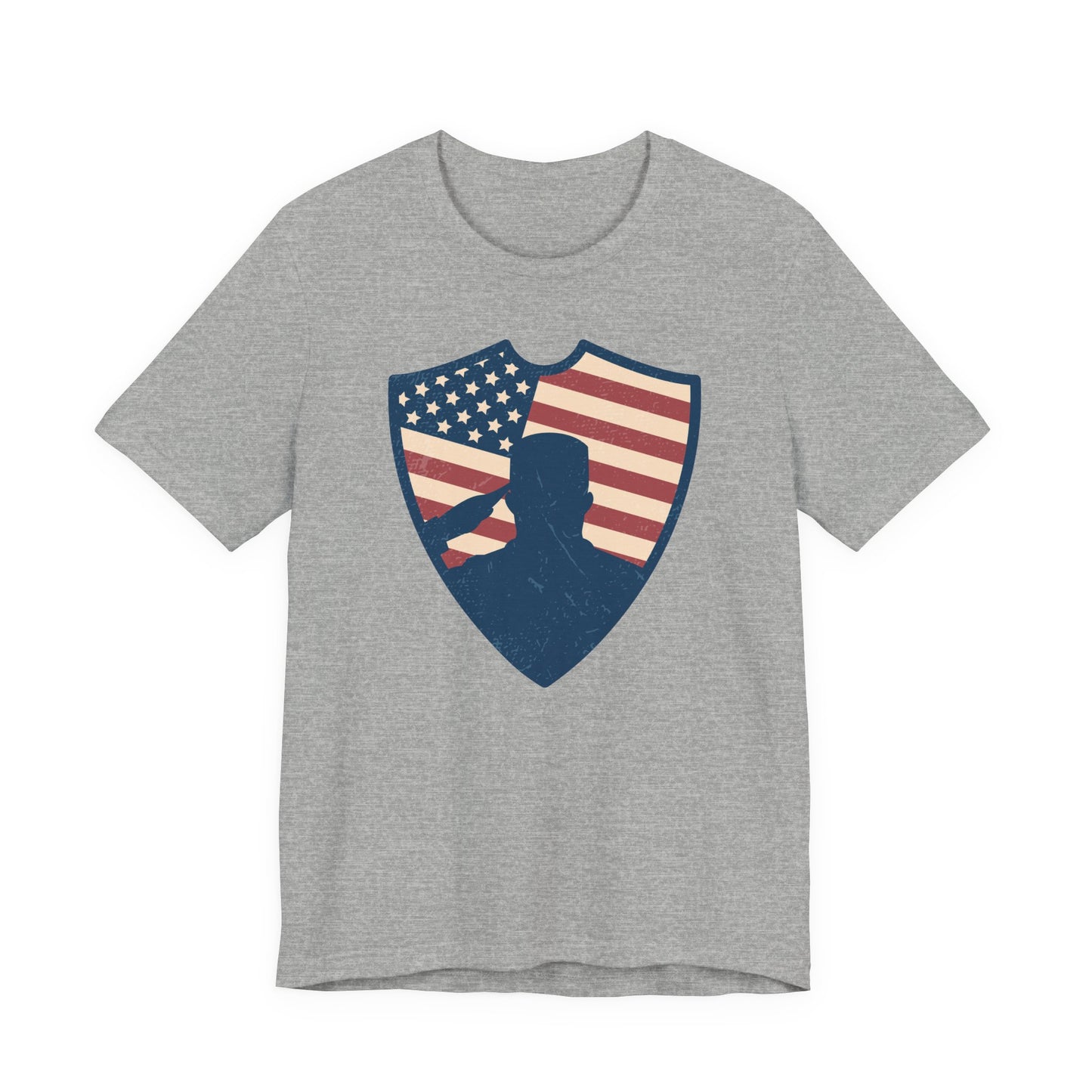 Veteran Patriotic Flag T-Shirt — Proud Military Tribute Tee
