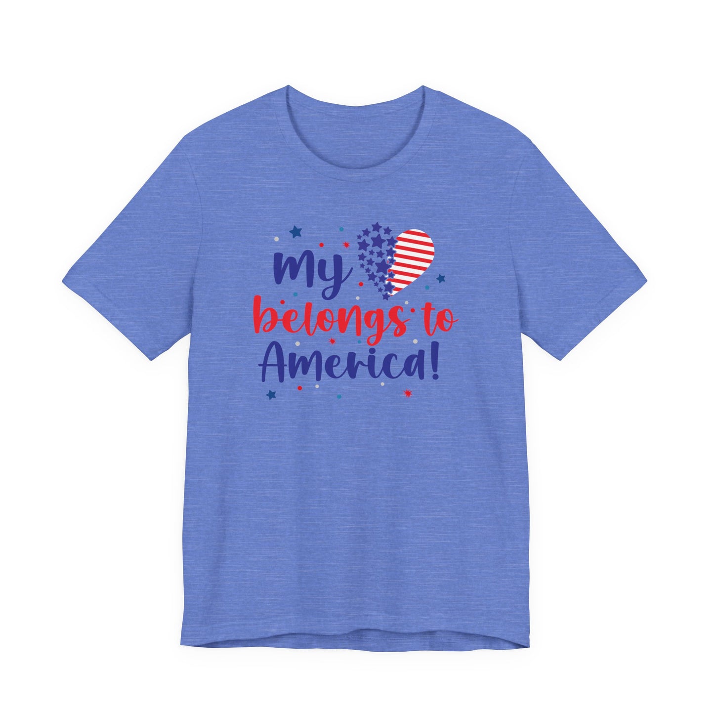 Patriotic My Heart Belongs to America T-Shirt