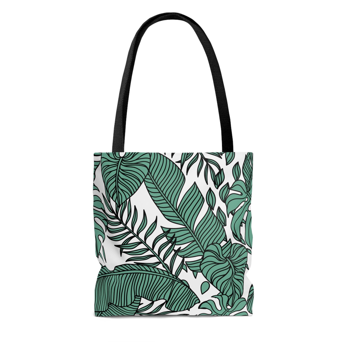 LDS Christian Scripture Church Tote Bag Green Floral