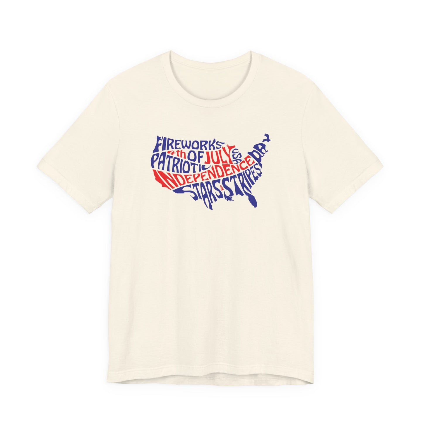 Patriotic USA Word Bubble T-Shirt