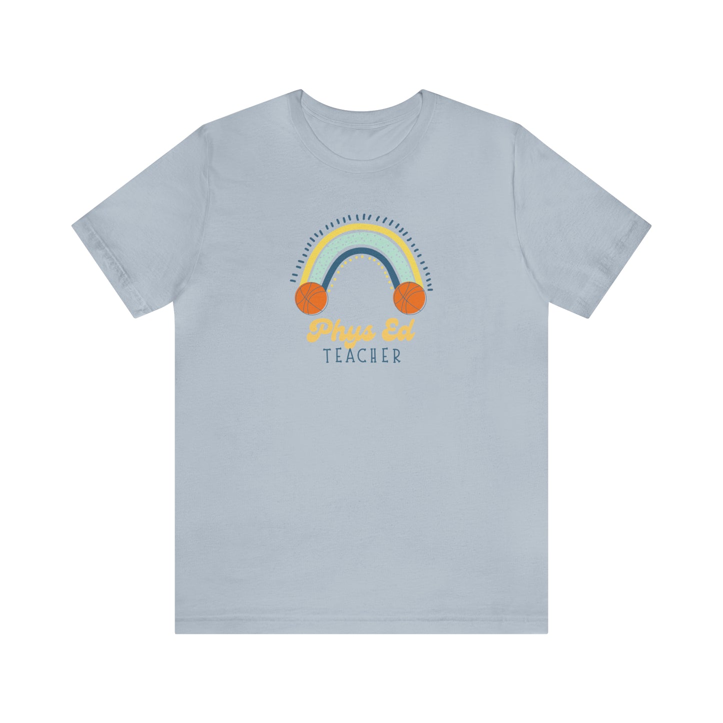 PE Teacher Rainbow Tee