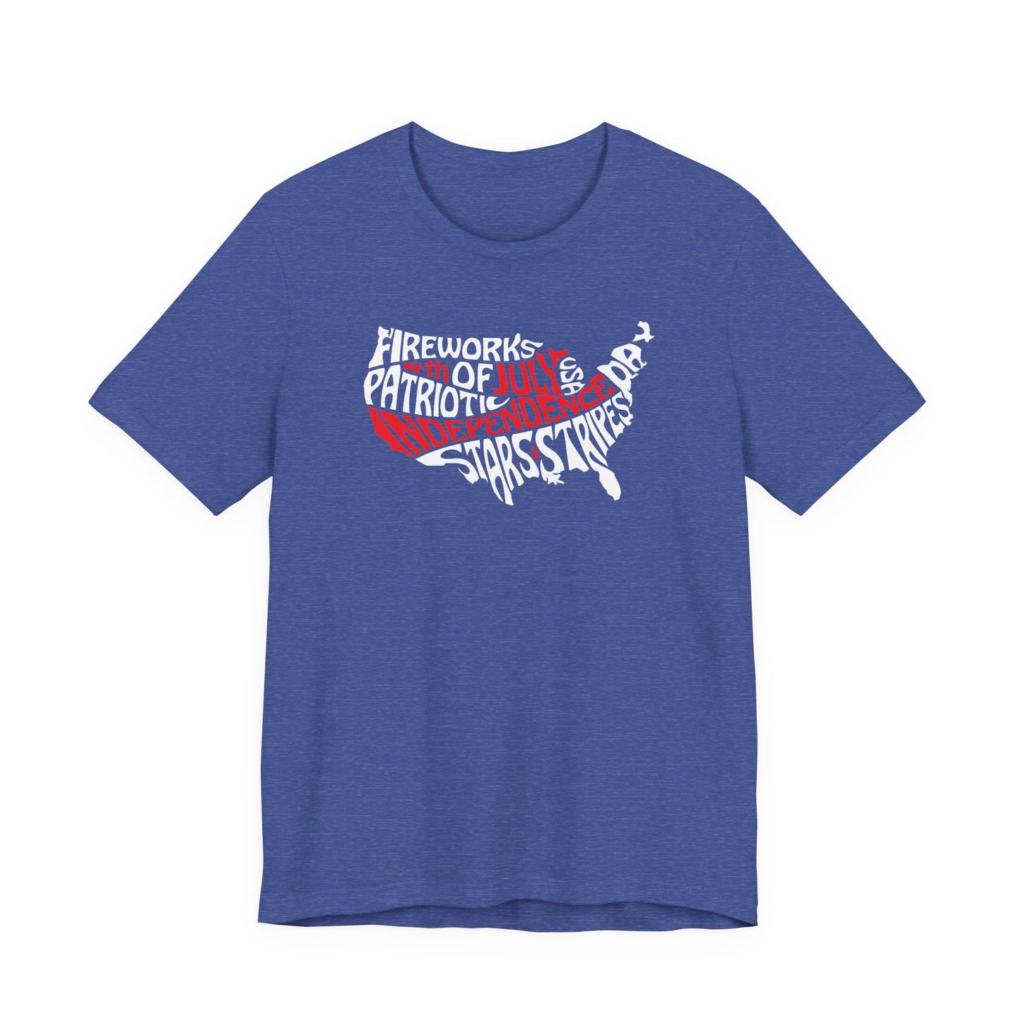 Patriotic USA Word Bubble T-Shirt