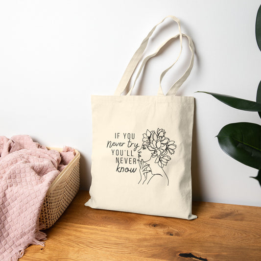 You Matter Try Cotton Canvas Tote Bag