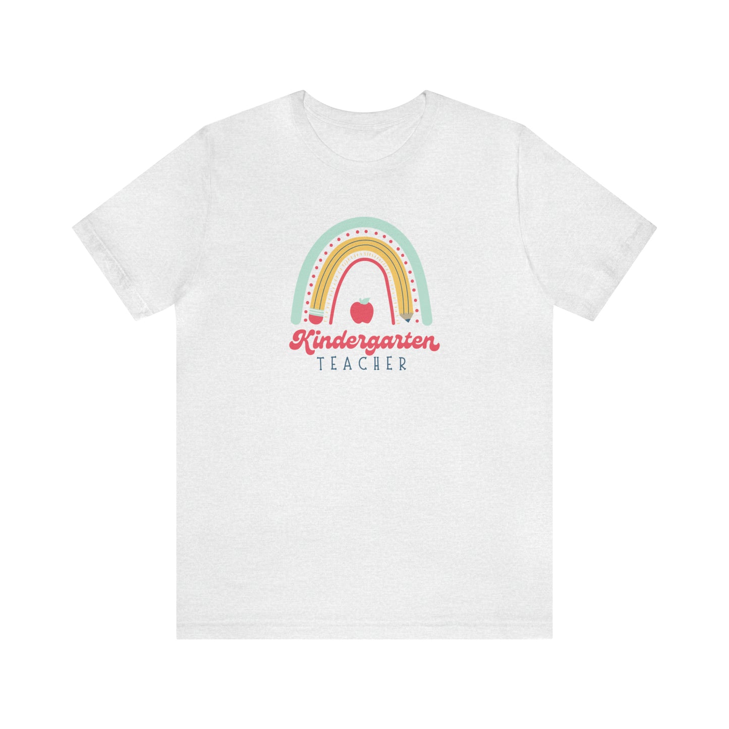 Kindergarten Teacher Rainbow Tee