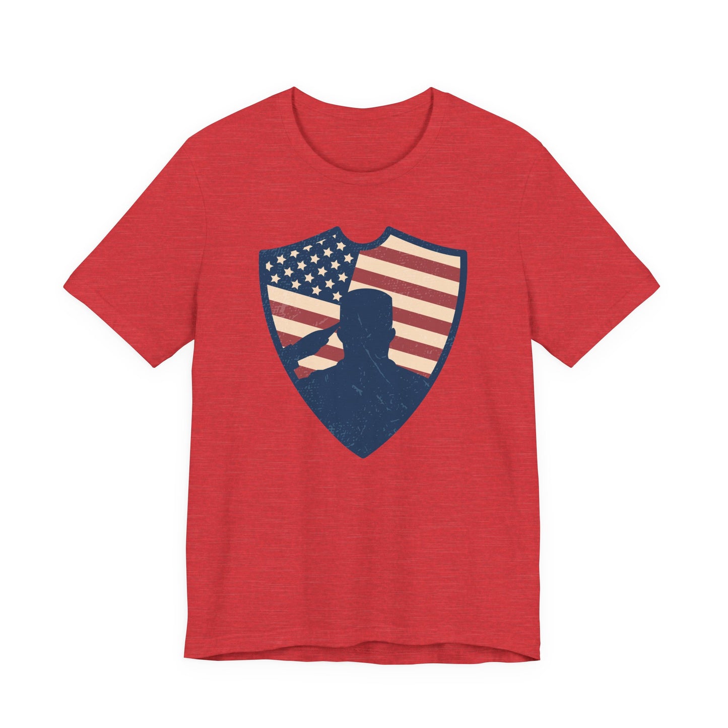 Veteran Patriotic Flag T-Shirt — Proud Military Tribute Tee