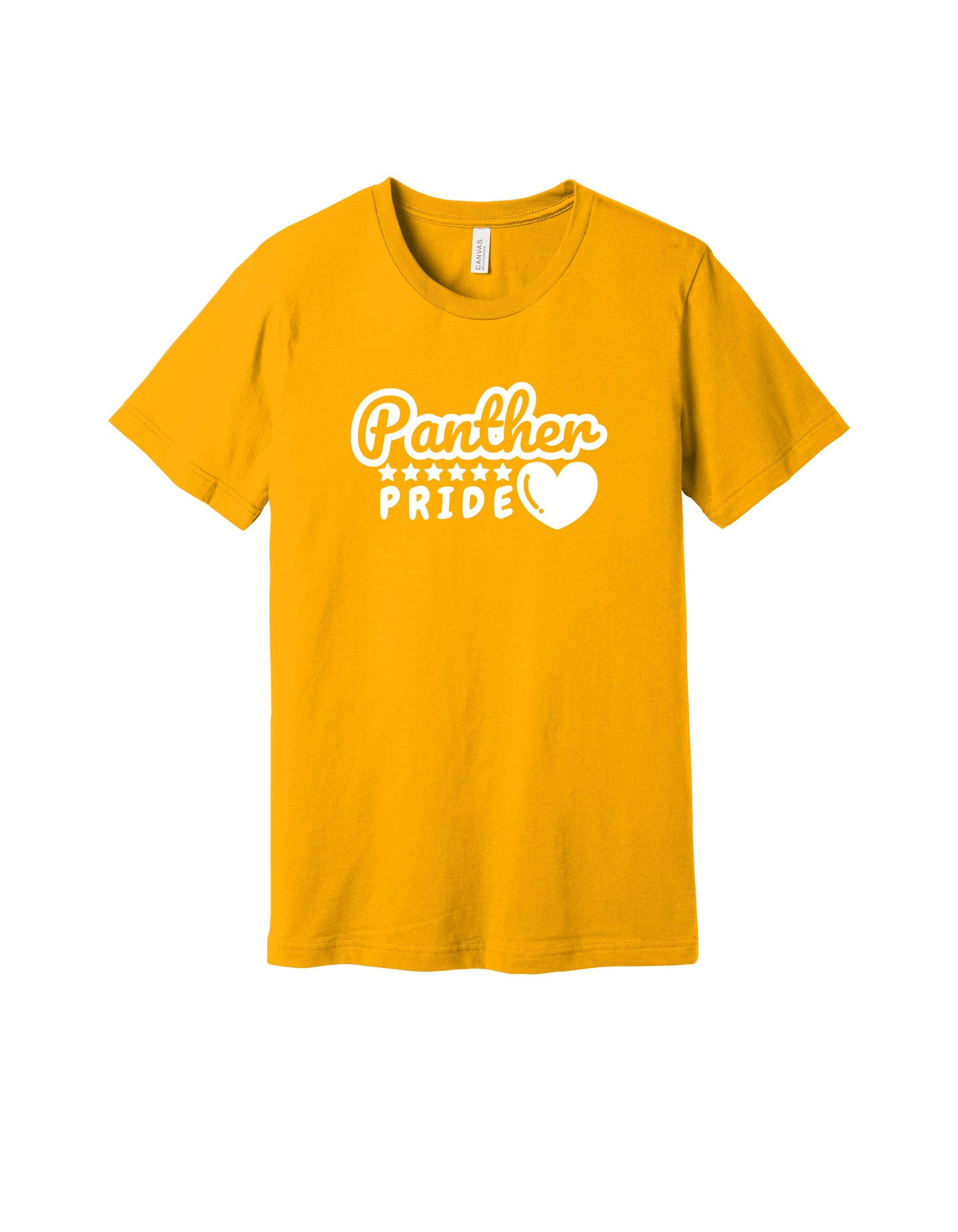Panther Team School Pride Heart Adult/Youth Tee
