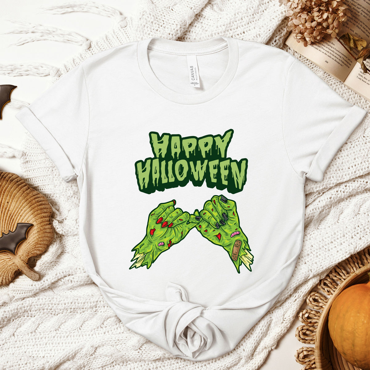 Halloween Zombie Pinkie Swear Adult/Youth Light Weight Shirt