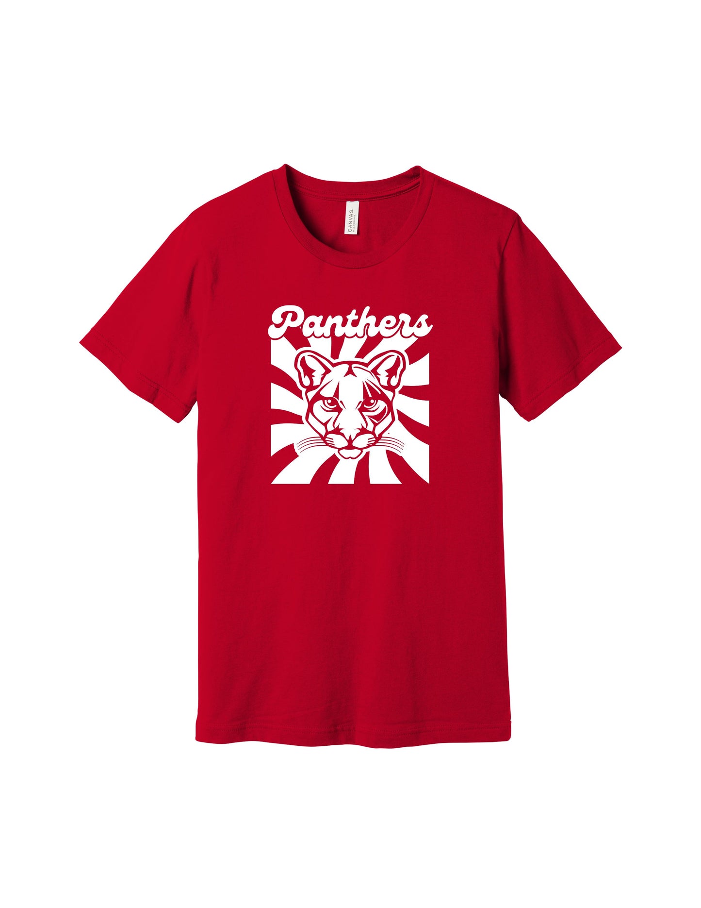 Panther Team School Pride Pattern Adult/Youth Tee