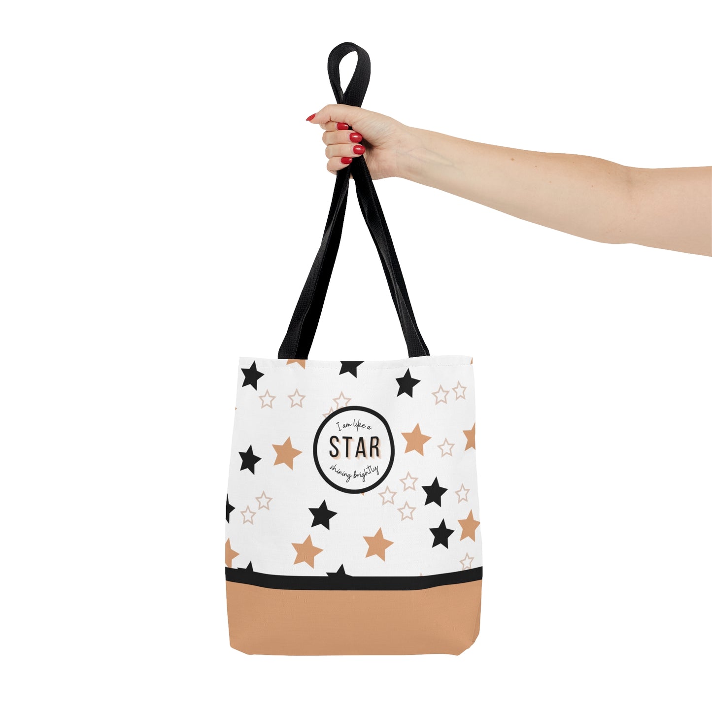 LDS Christian Scripture Church Baptism Kids Tote Bag Star Shining Brightly