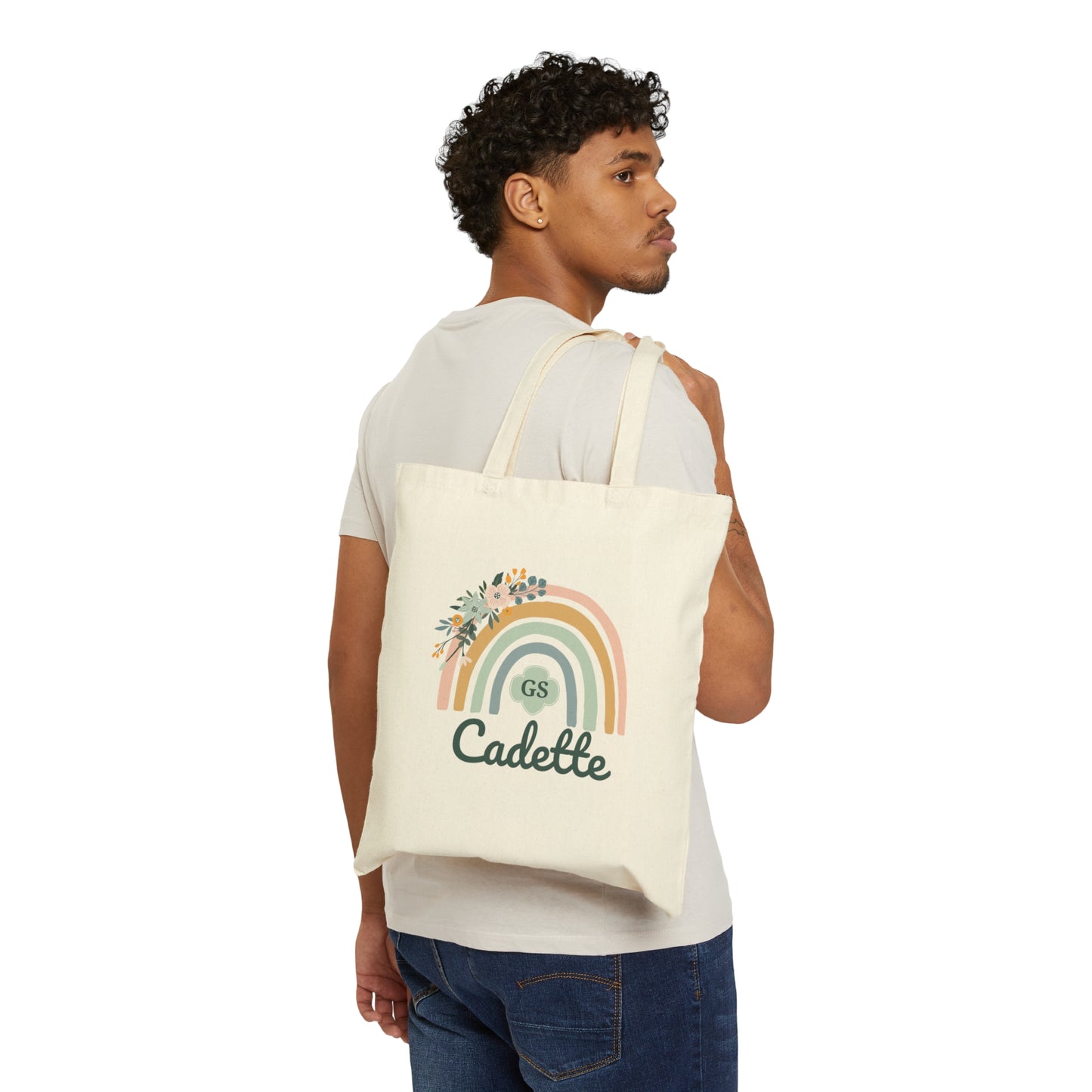 Girl Scout Cadette Cotton Canvas Tote Bag