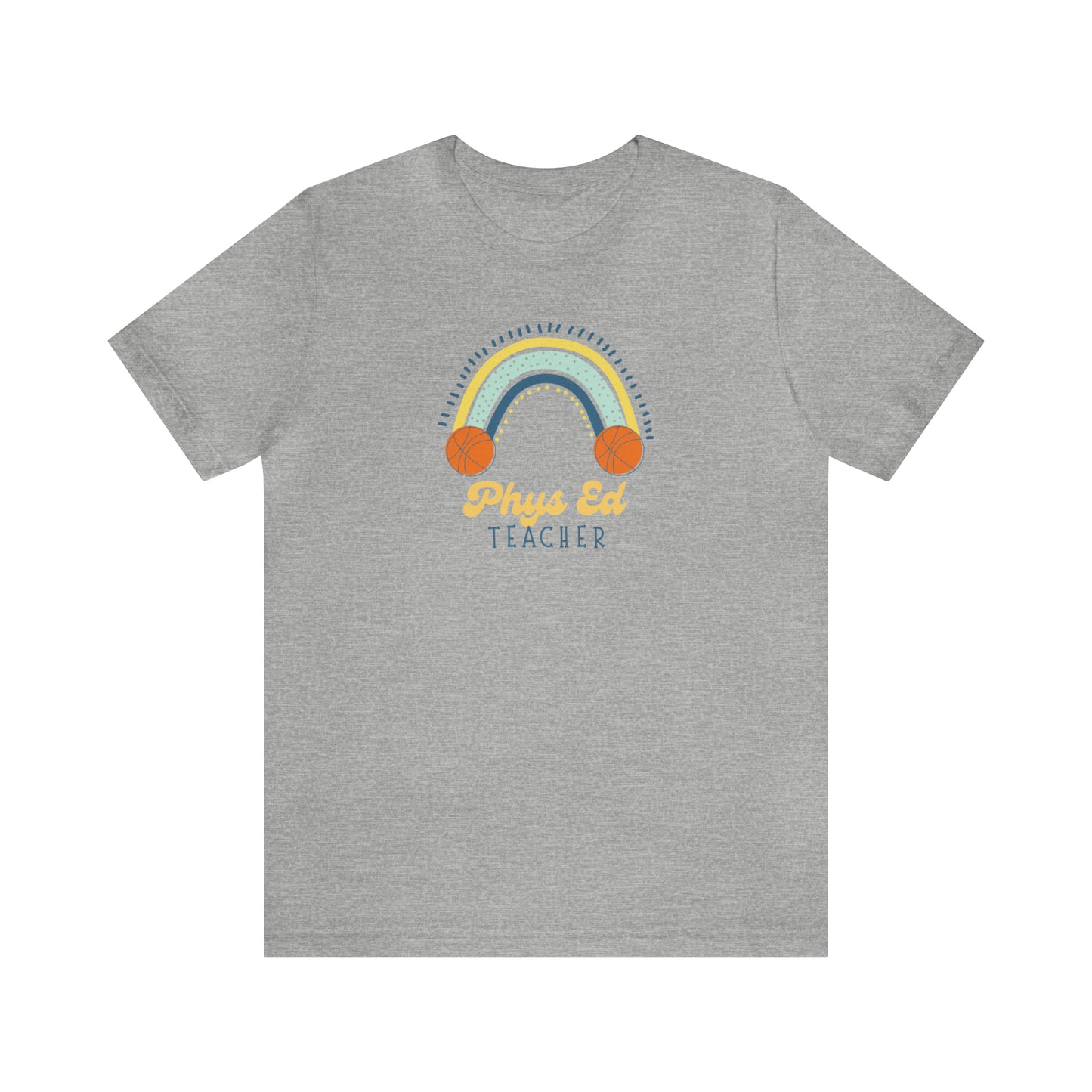 PE Teacher Rainbow Tee