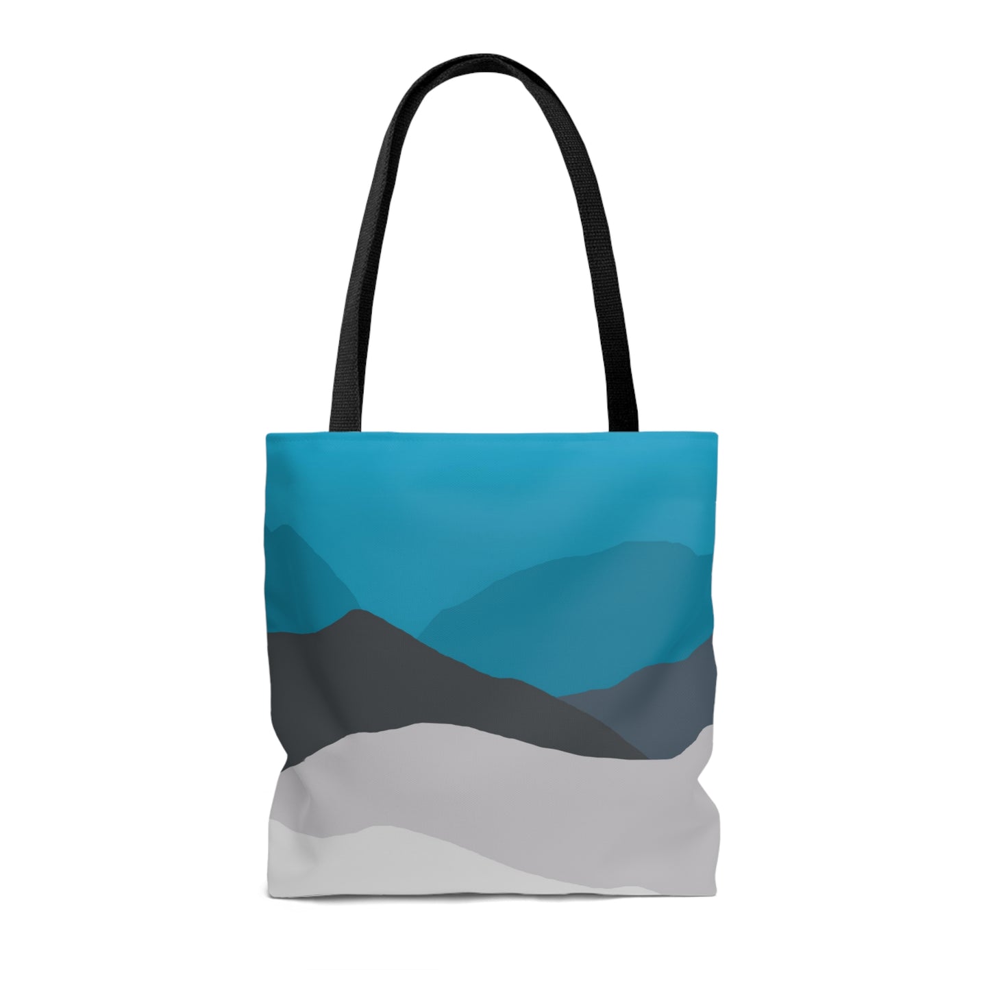 LDS Christian Scripture Church Tote Bag Blue Gray Landscape