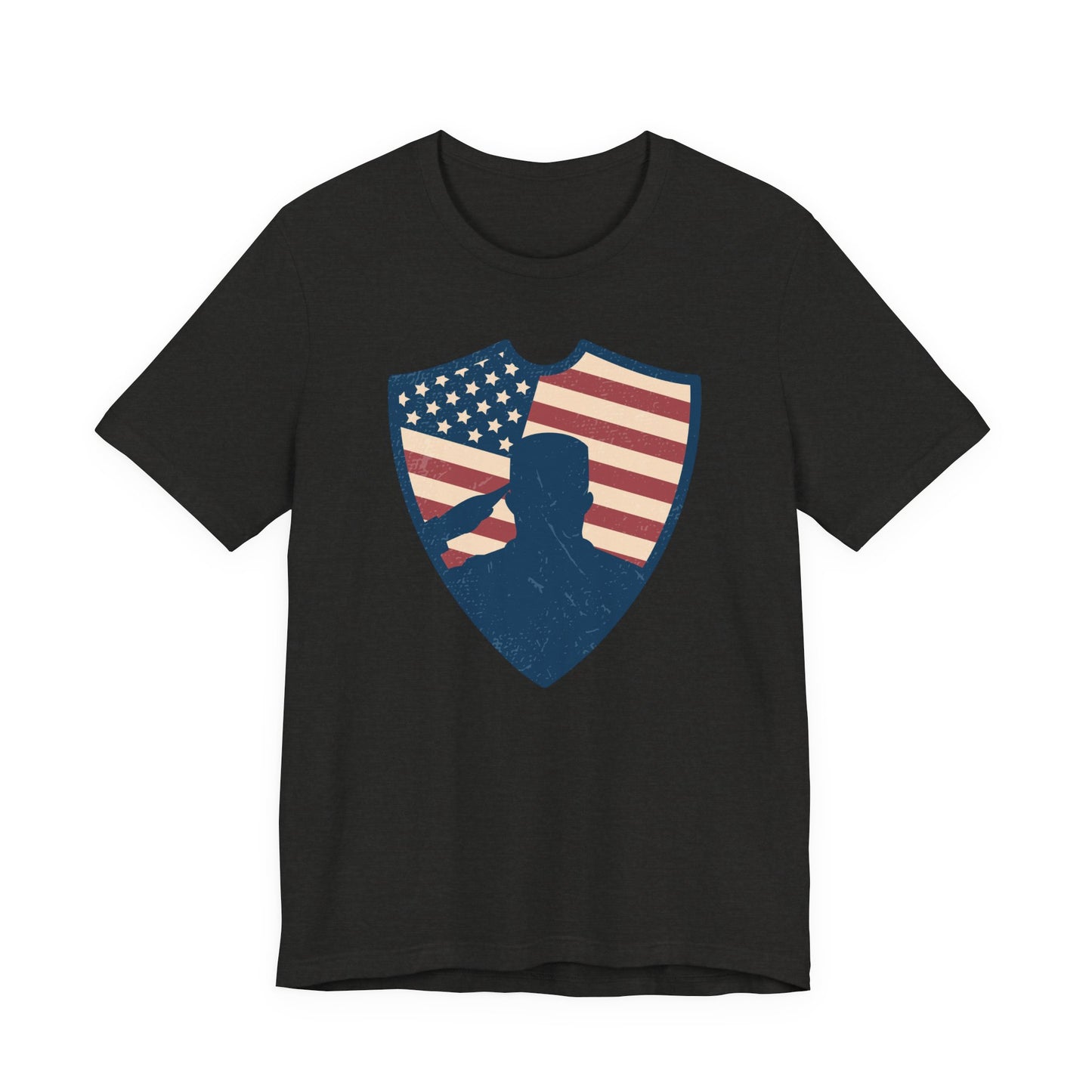 Veteran Patriotic Flag T-Shirt — Proud Military Tribute Tee