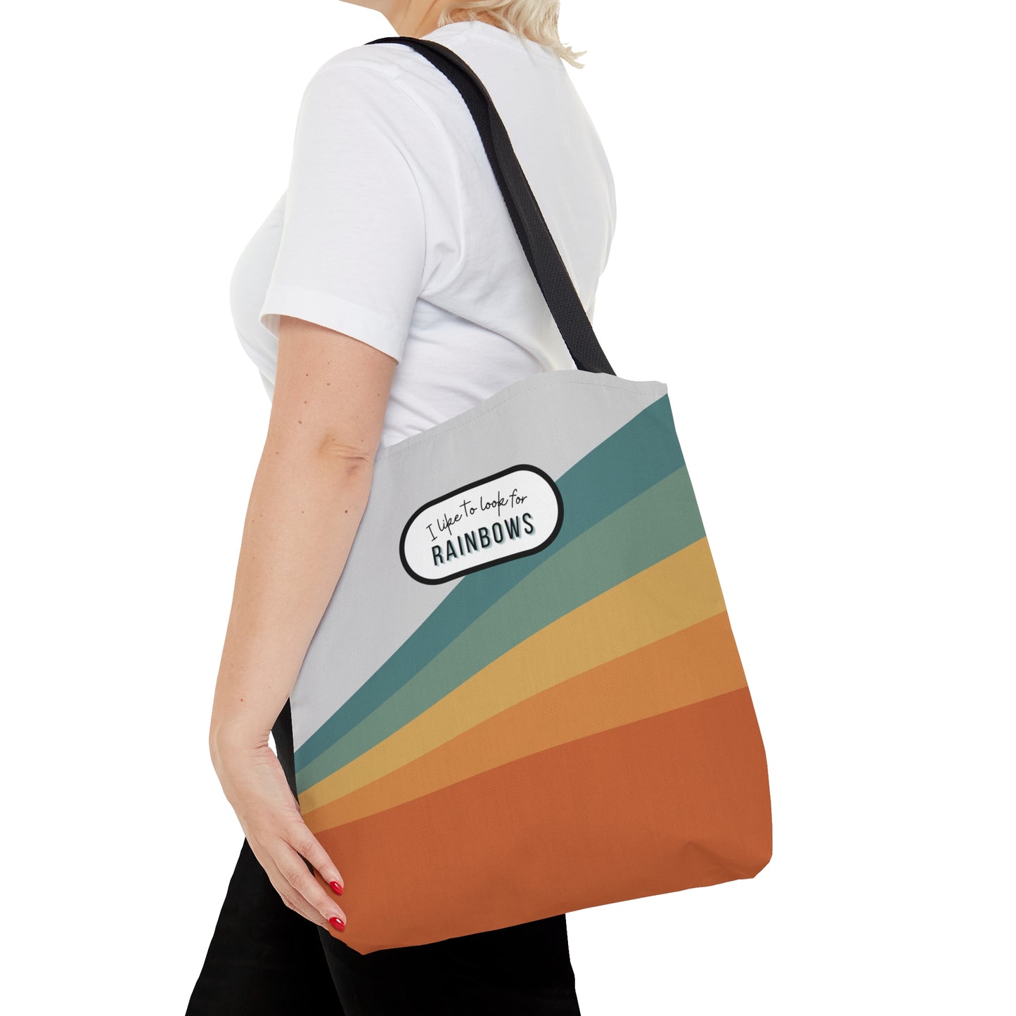 LDS Christian Scripture Church Baptism Kids Tote Bag Rainbow Unisex