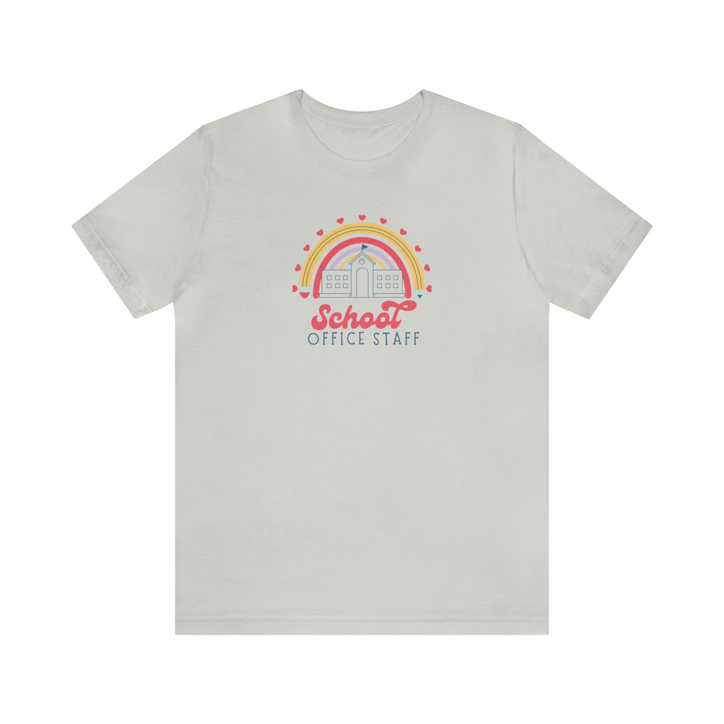 School Office Staff Rainbow Tee