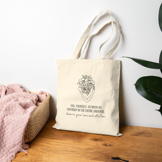 You Matter Love Cotton Canvas Tote Bag