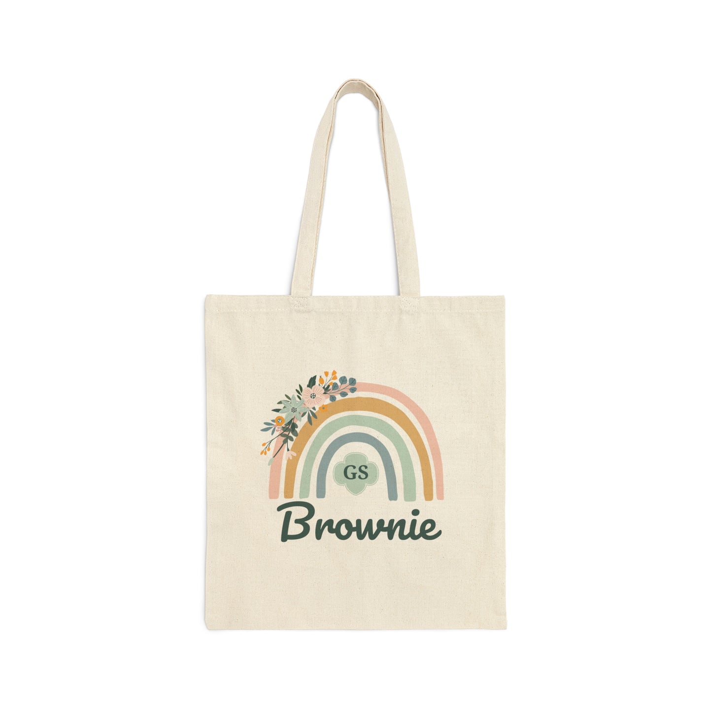 Girl Scout Brownie Cotton Canvas Tote Bag
