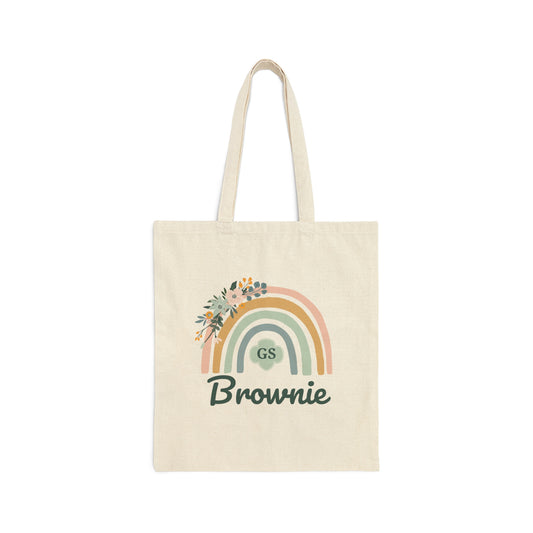 Girl Scout Brownie Cotton Canvas Tote Bag