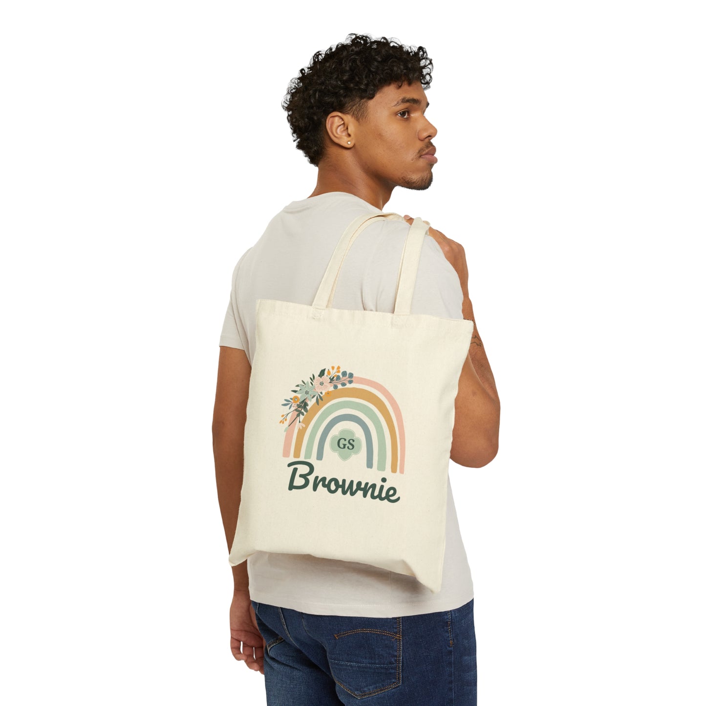 Girl Scout Brownie Cotton Canvas Tote Bag