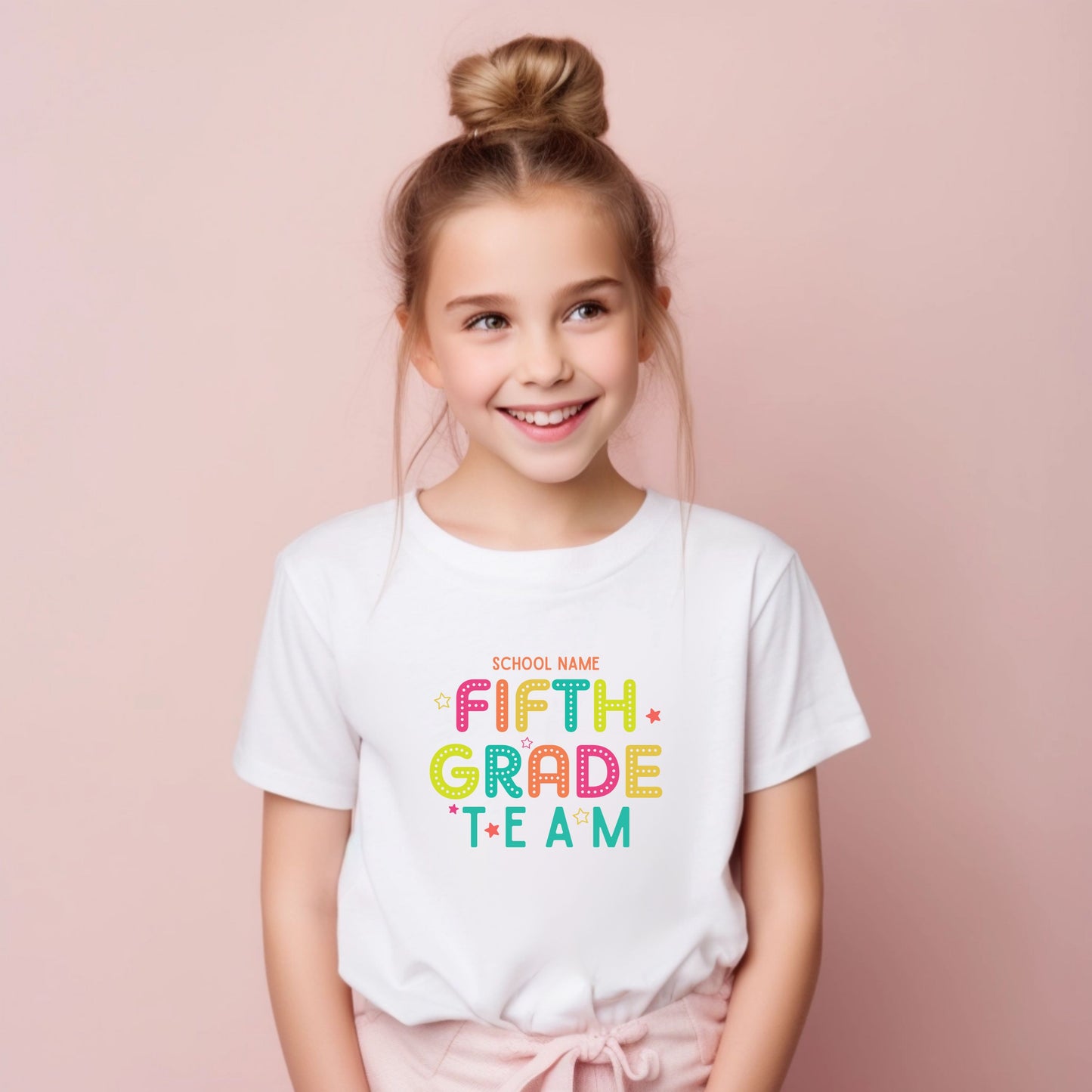 Dotted Fun Customizable Grade Short Sleeve Youth and Adult Tee