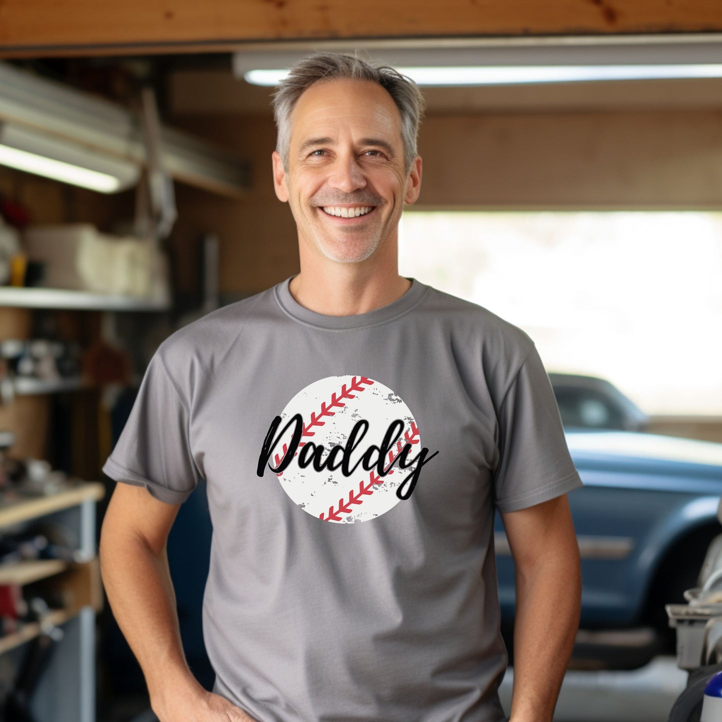 Baseball Daddy Sports Vintage Style Shirt