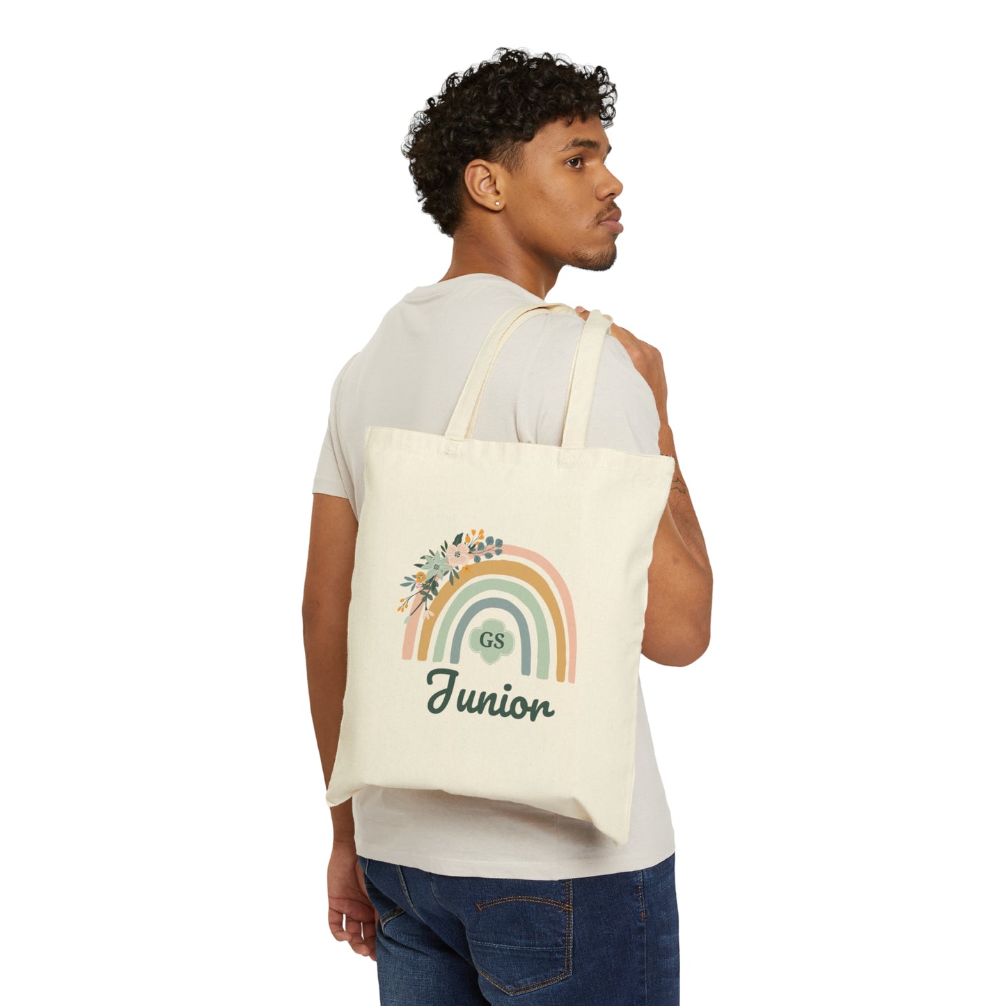 Girl Scout Junior Cotton Canvas Tote Bag