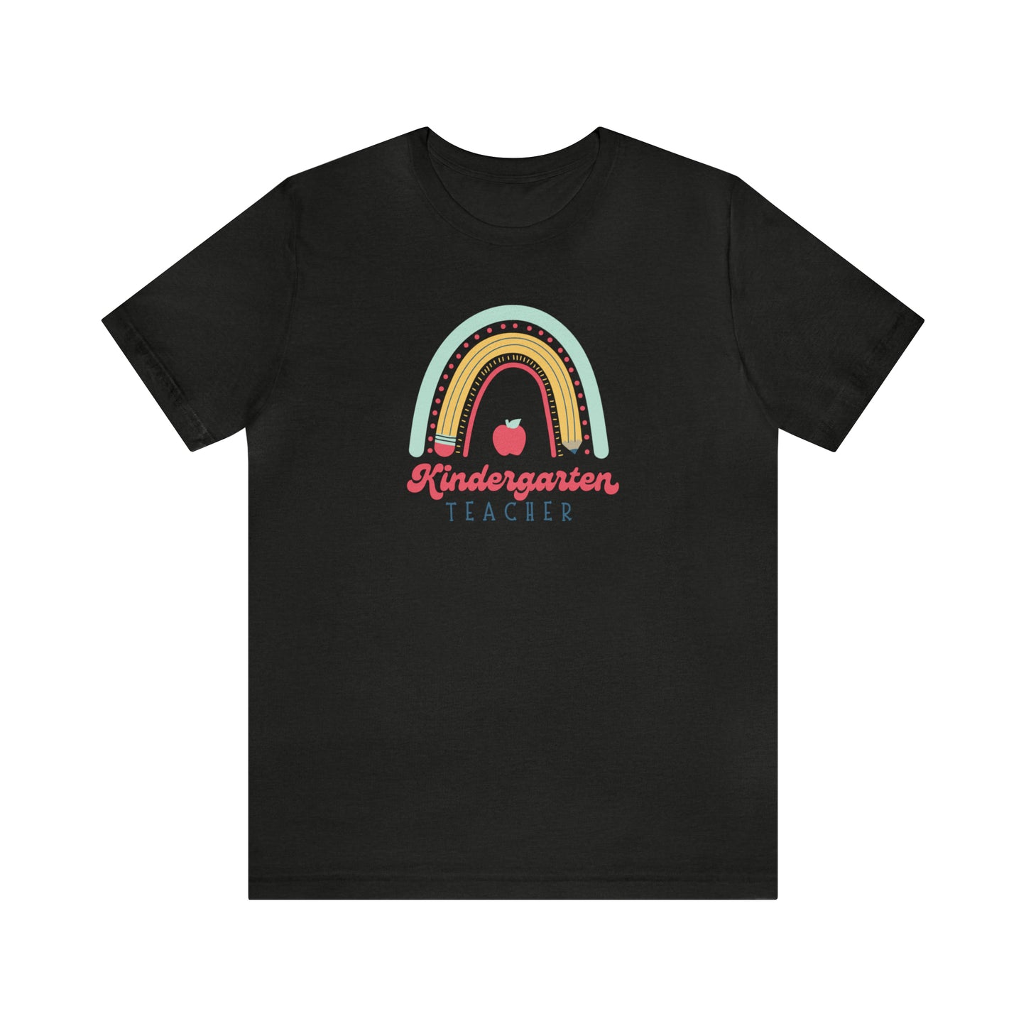 Kindergarten Teacher Rainbow Tee