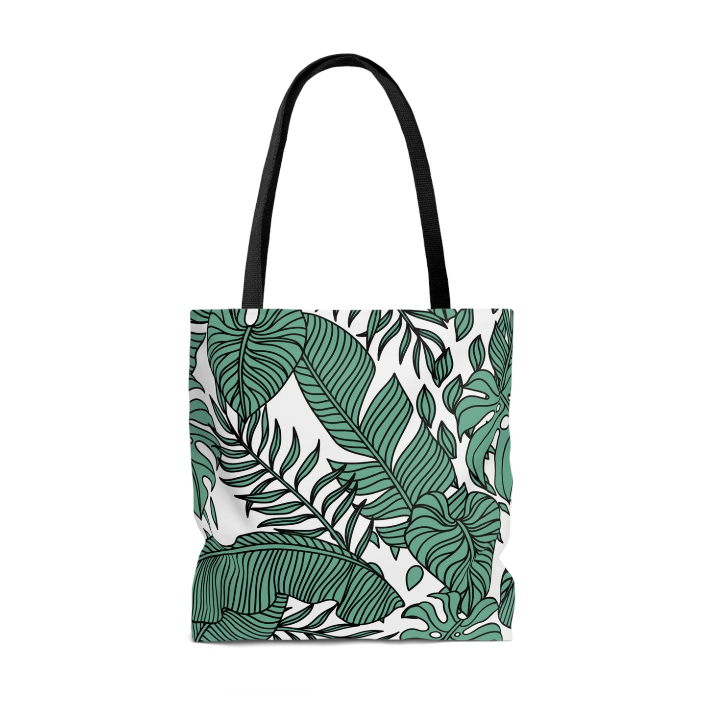 LDS Christian Scripture Church Tote Bag Green Floral