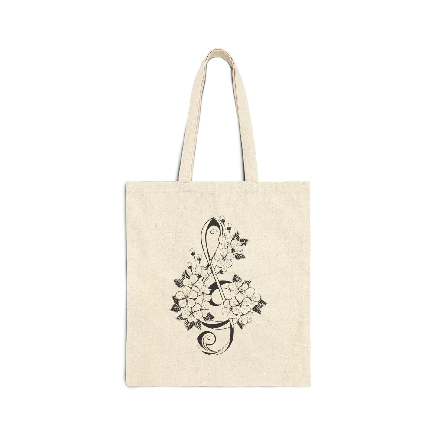 Music Treble Clef Tote Bag