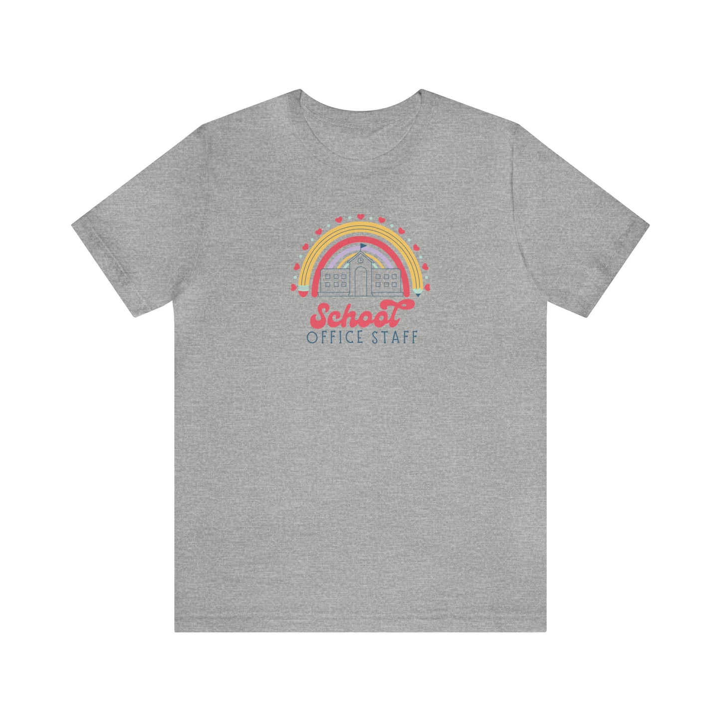 School Office Staff Rainbow Tee