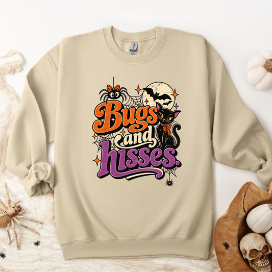 Halloween Bugs and Hisses Pullover Sweatshirt