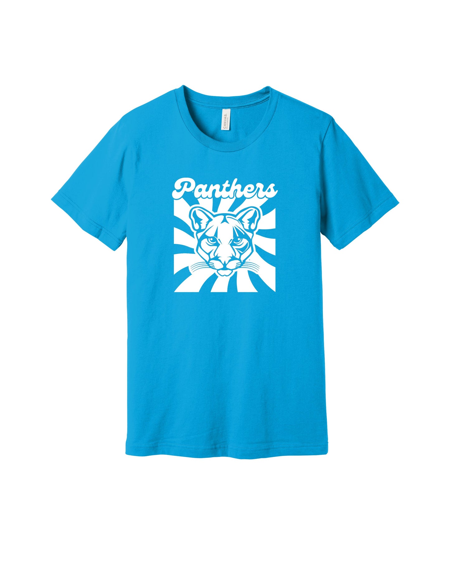 Panther Team School Pride Pattern Adult/Youth Tee