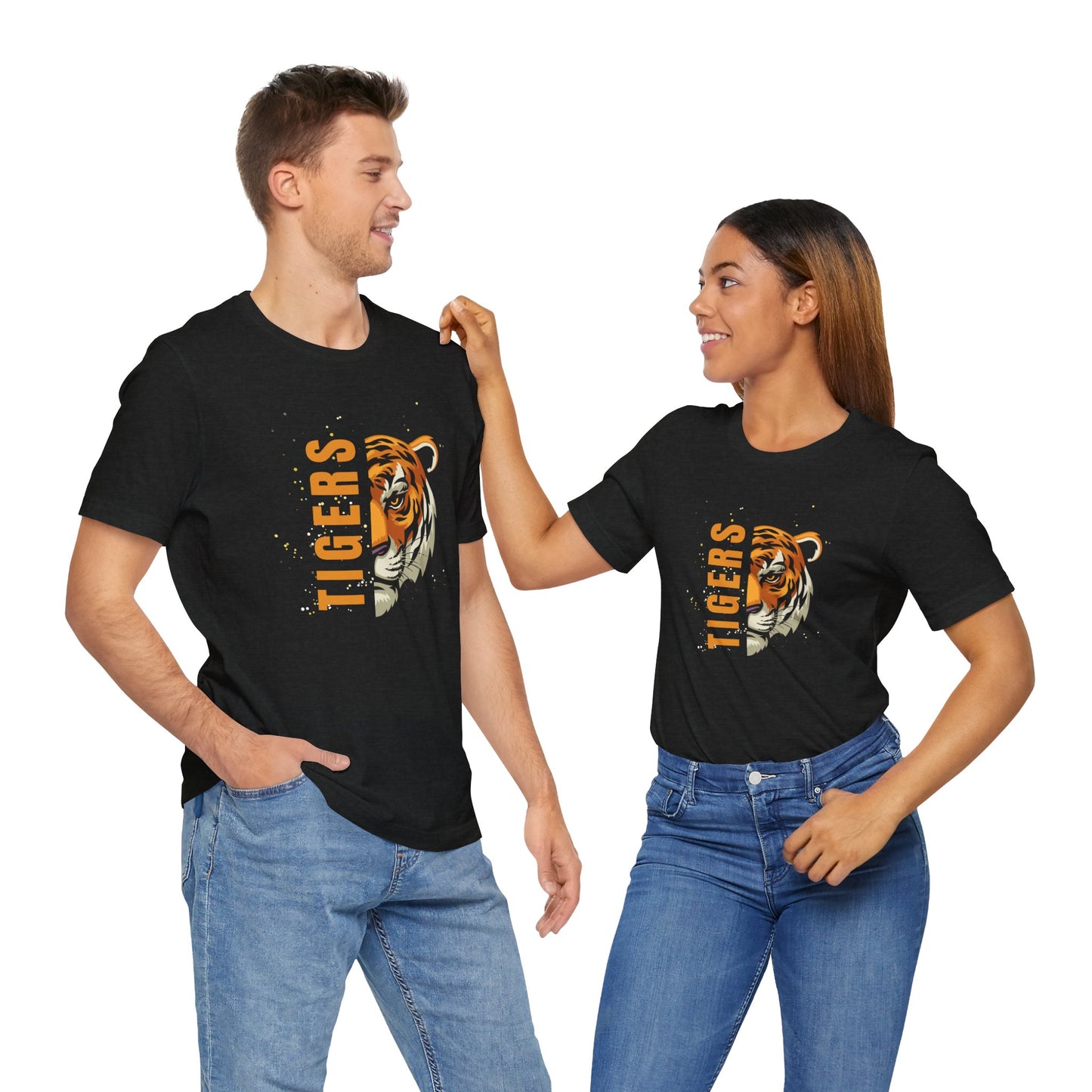 Tiger Mascot Unisex Short Sleeve T-Shirt