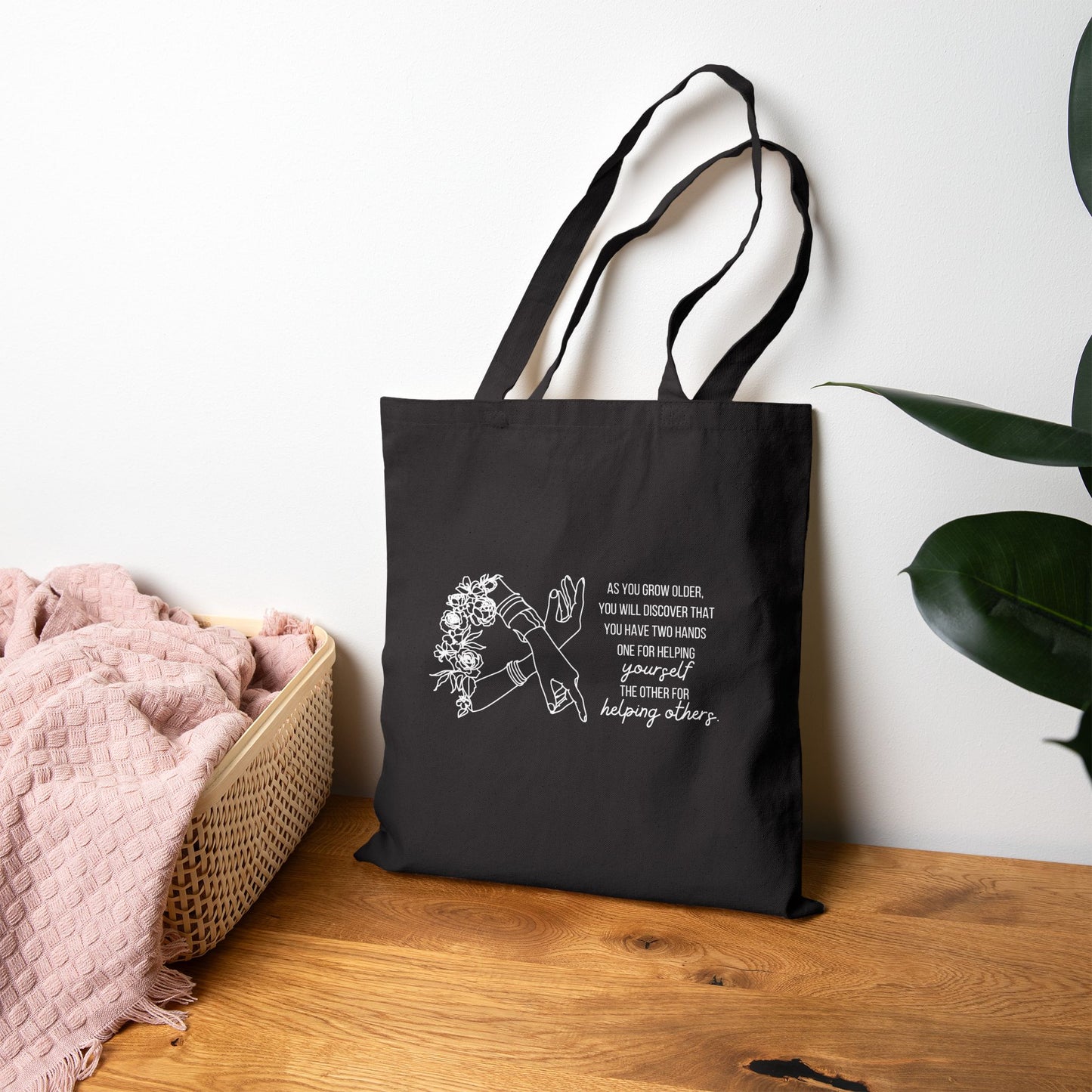 You Matter Hands Cotton Canvas Tote Bag