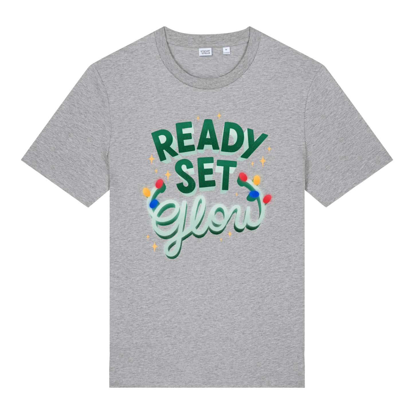Christmas Unisex You Ready Set Glow Midweight  Tee
