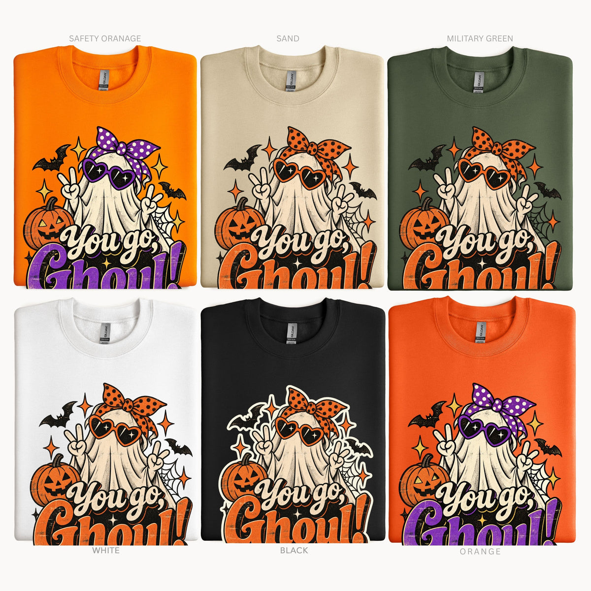 Halloween You Go Ghoul Pullover Sweatshirt