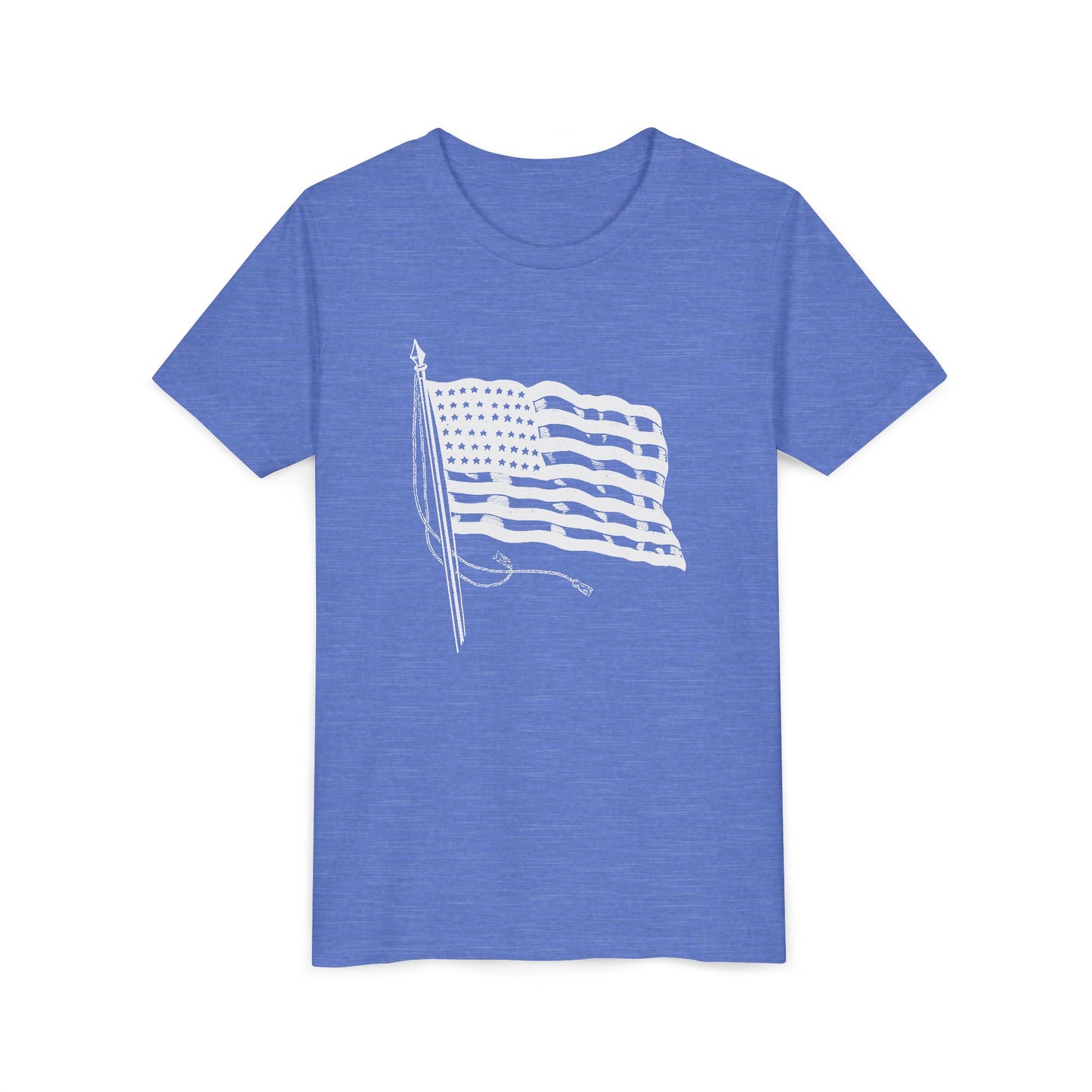 Patriotic American Flag Youth Tee
