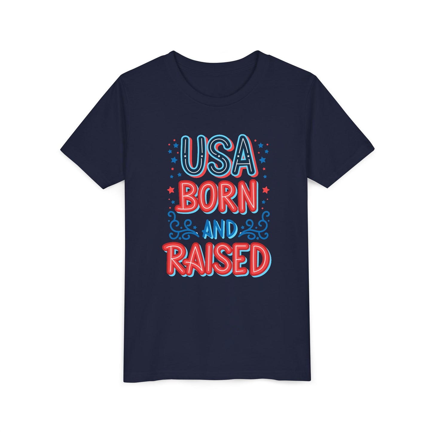 USA Born & Raised Youth Tee