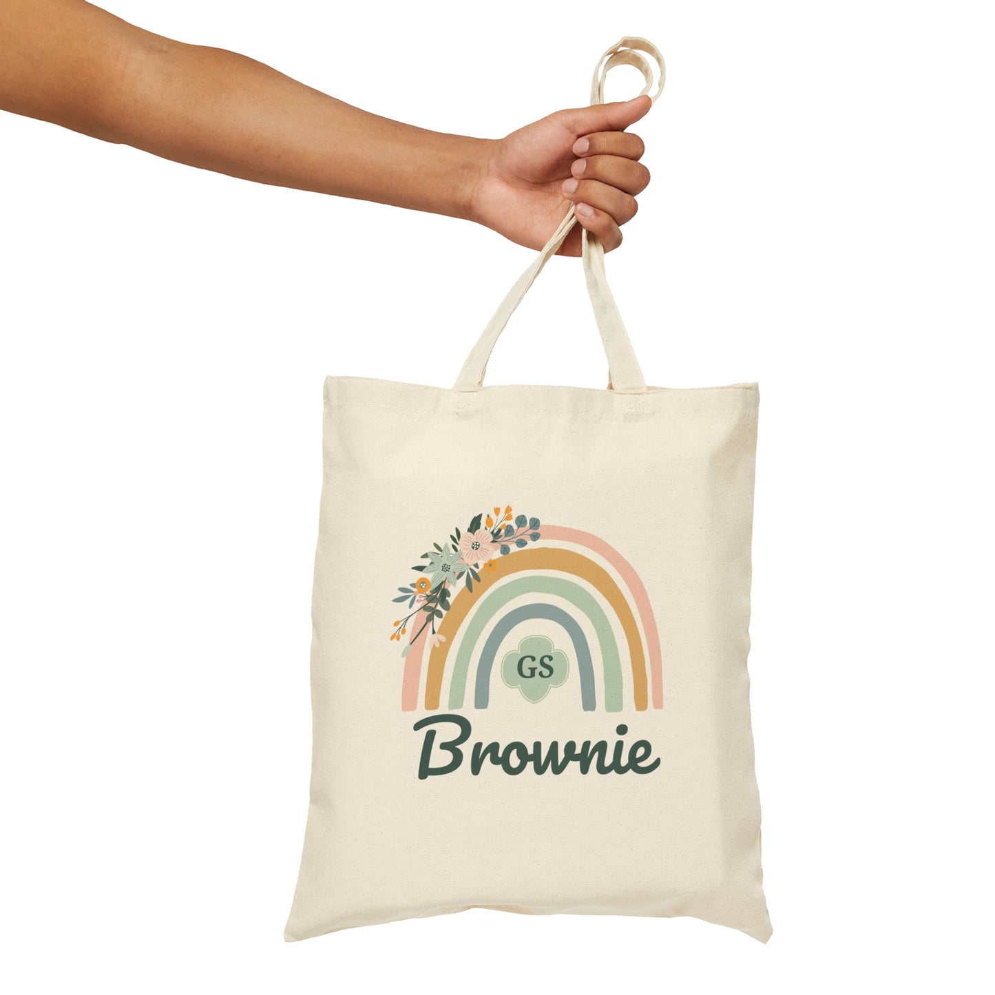 Girl Scout Brownie Cotton Canvas Tote Bag