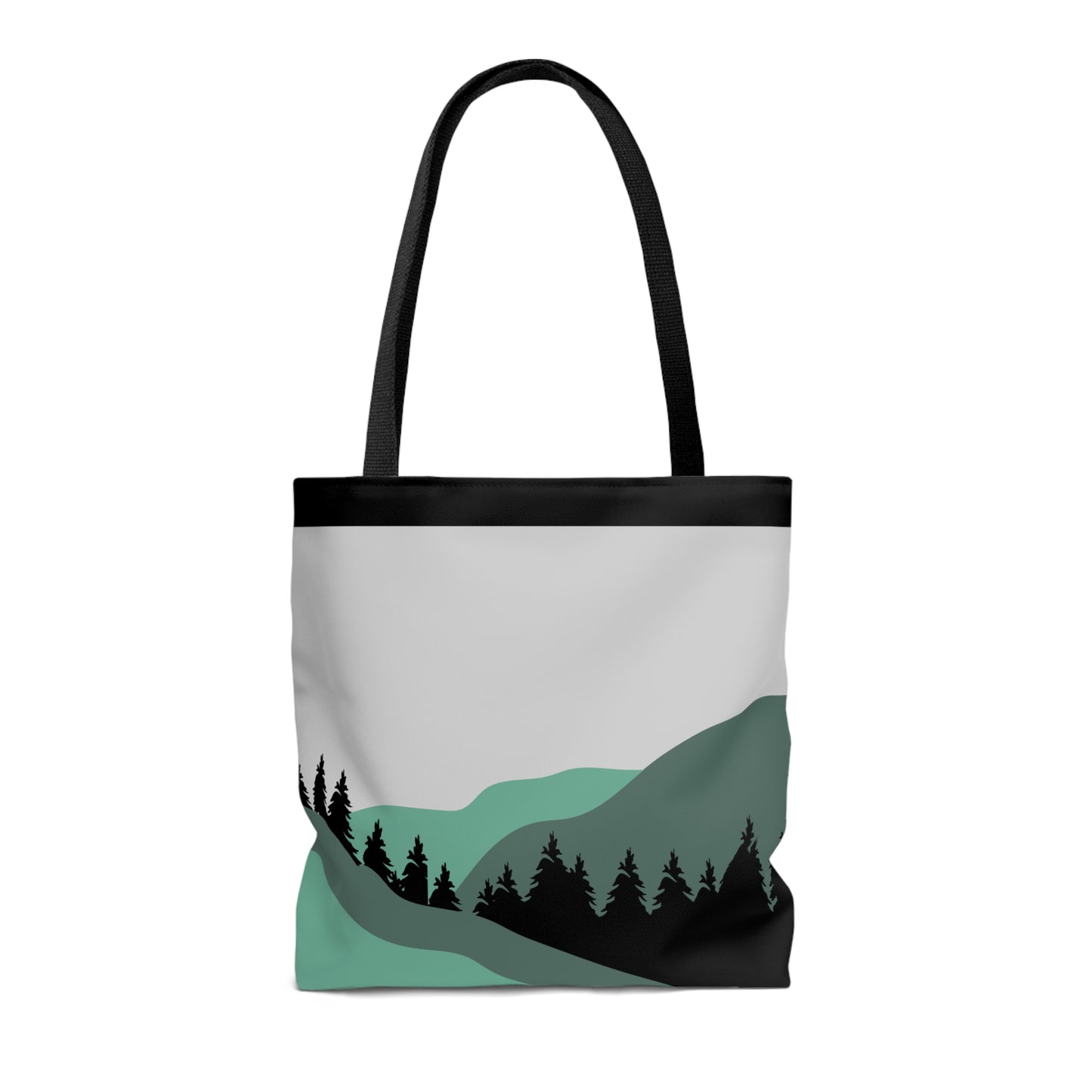 LDS Christian Scripture Church Baptism Kids Tote Bag Green Gray Landscape