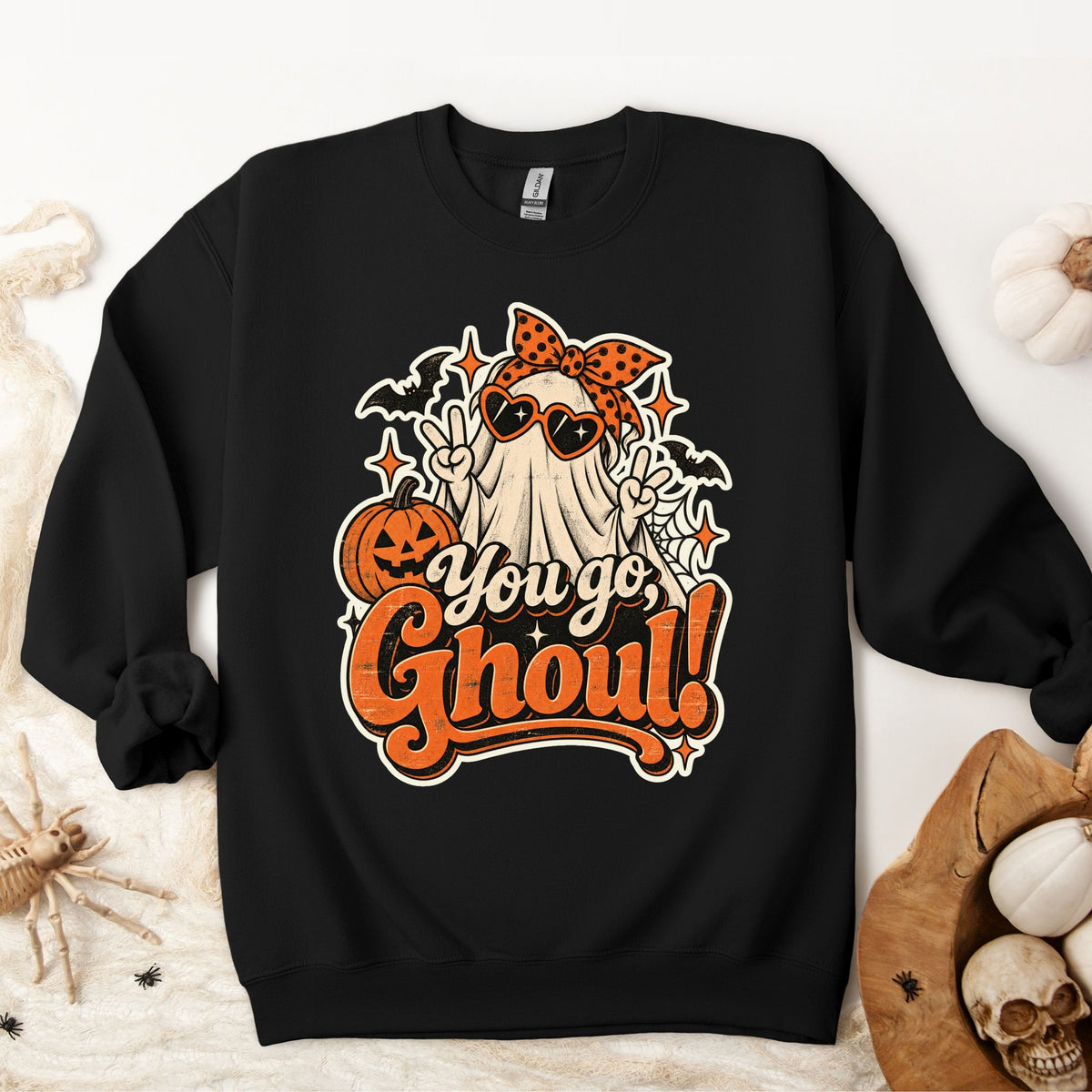 Halloween You Go Ghoul Pullover Sweatshirt