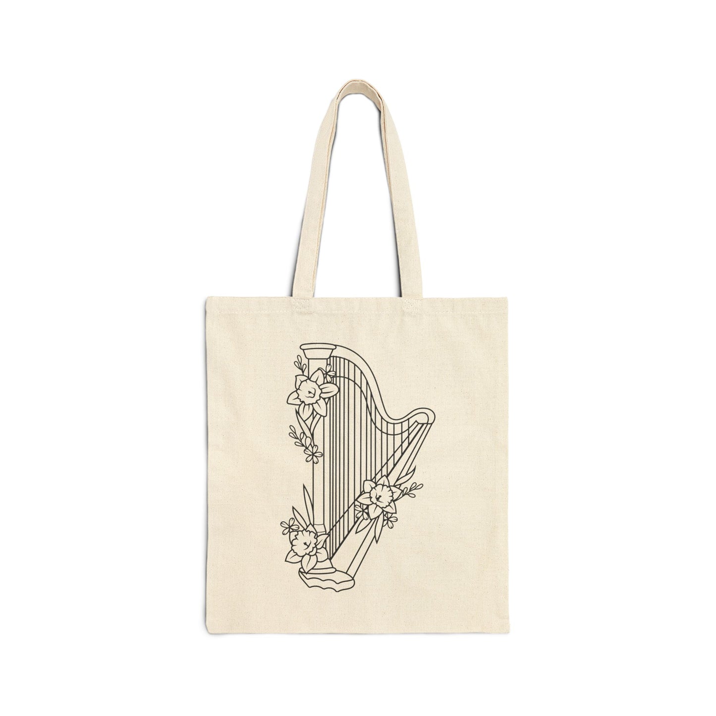 Music Harp Tote Bag